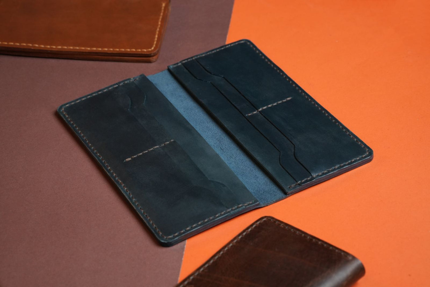 Premium Long Leather Wallet For Women Or Men