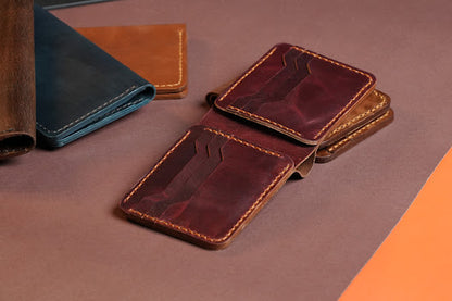 Twin Fold Handmade Wallet Men