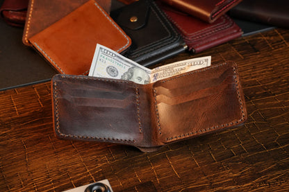 Handmade Royal Brown Camel Wallet